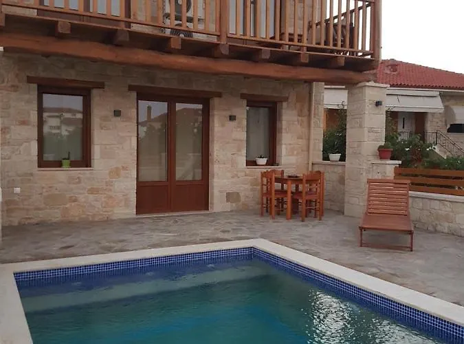 Luxury Stone In Afitos St'aloni Villa Kassandra